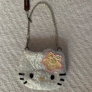 Hello Kitty beaded coin purse